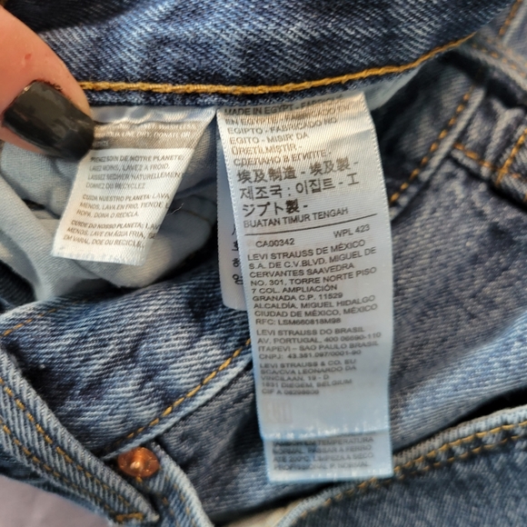 Levi's Men's 501 Classic Original Fit Blue Jeans Sz 36x32 - Picture 5 of 7